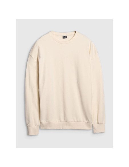 Bluza męska dresowa oversize nierozpinana bez kaptura 4f 4fwss25tswsm1536-80s-12s