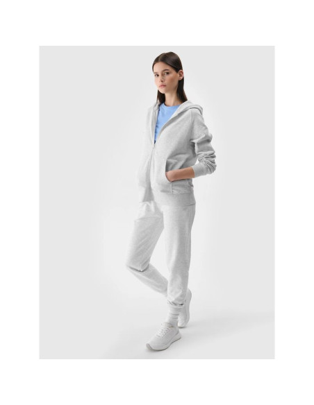 Bluza dresowa rozpinana z kapturem damska 4f 4fwmm00tswsf1763-27m