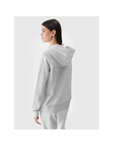 Bluza dresowa rozpinana z kapturem damska 4f 4fwmm00tswsf1763-27m