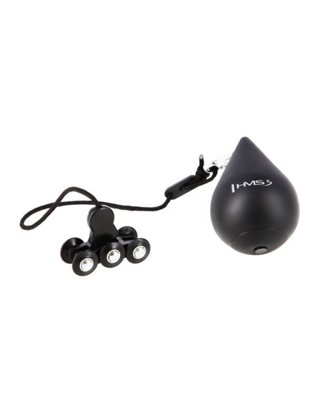 Zestaw hula hop hhw12 black z wypustkami i obciążnikiem hms + pas br163 black plus size