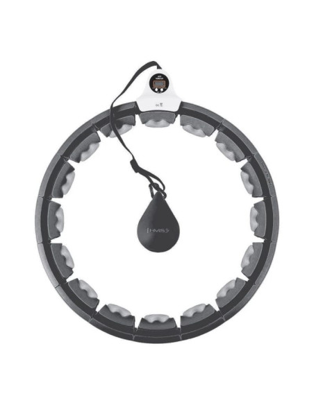Hula hop hms hhw06 z wypustkami, obciążnikiem i licznikiem czarny