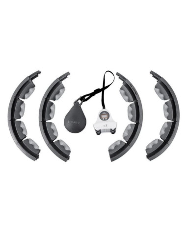 Hula hop hms hhw06 z wypustkami, obciążnikiem i licznikiem czarny