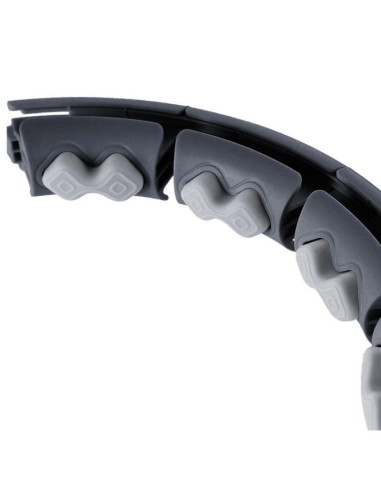 Hula hop hms hhw06 z wypustkami, obciążnikiem i licznikiem czarny