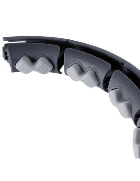 Hula hop hms hhw06 z wypustkami, obciążnikiem i licznikiem czarny