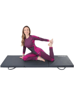 Materac gimnastyczny składany 180x60x5cm szary enero fit 2