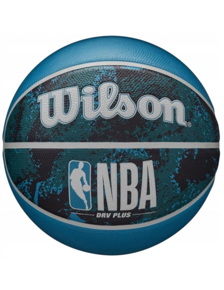 Piłka do koszykówki wilson nba drv plus vibe wz3012602xb7 r.7 czarno niebieska