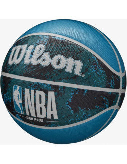 Piłka do koszykówki wilson nba drv plus vibe wz3012602xb7 r.7 czarno niebieska 2