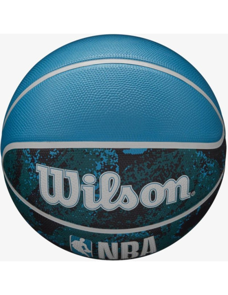 Piłka do koszykówki wilson nba drv plus vibe wz3012602xb7 r.7 czarno niebieska