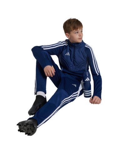 Spodnie dla dzieci adidas tiro 24 winterized niebieskie iy0117