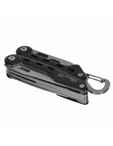 Multitool azymut turon - 10 narzędzi + karabińczyk +kabura do pasa (h-p224108)