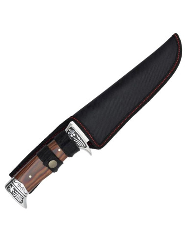 Nóż myśliwski sck z rękojęścią w drewnie