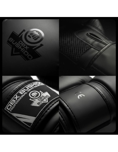 Rękawice bokserskie 10oz - black master -  valor series