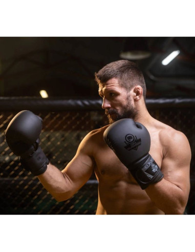 Rękawice bokserskie 10oz - black master -  valor series