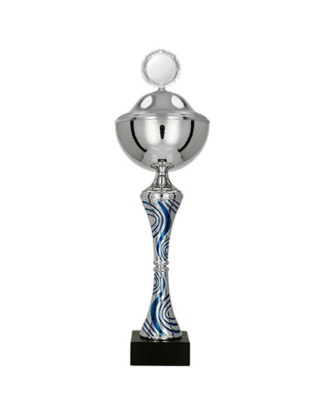 Puchar metalowy z przykrywką