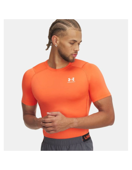 Koszulka treningowa męska ua hg armour comp ss pomarańczowa (1361518-847)