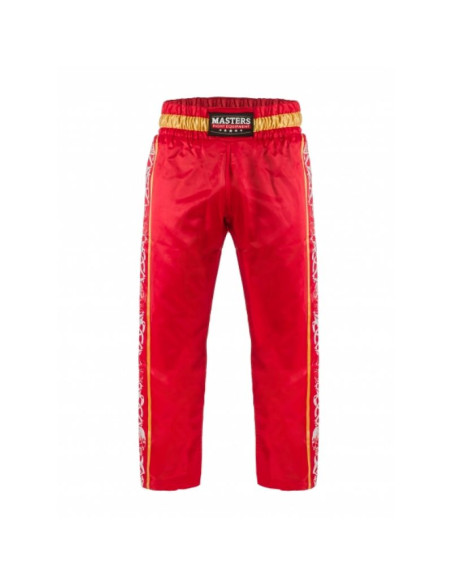 Spodnie sportowe długie skbp-200 czerwone/niebieskie