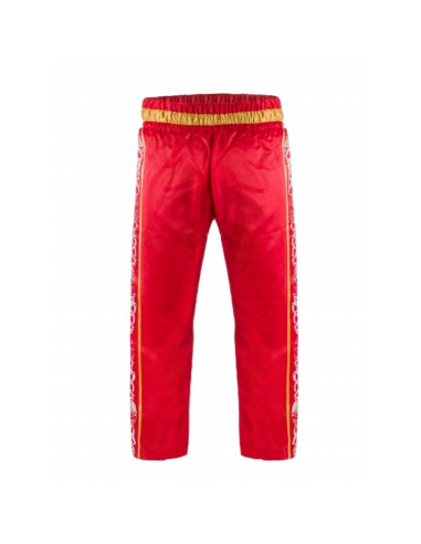 Spodnie sportowe długie skbp-200 czerwone/niebieskie