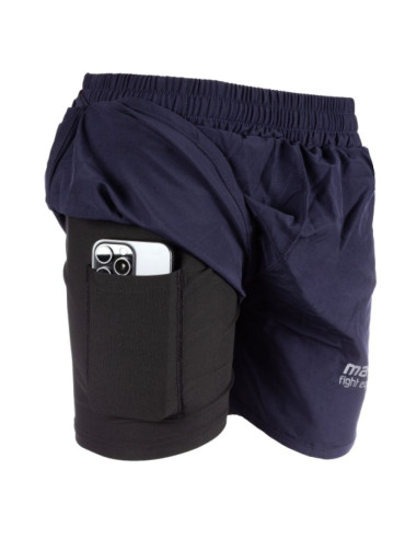 Spodenki krótkie damskie masters skw-compression granatowy
