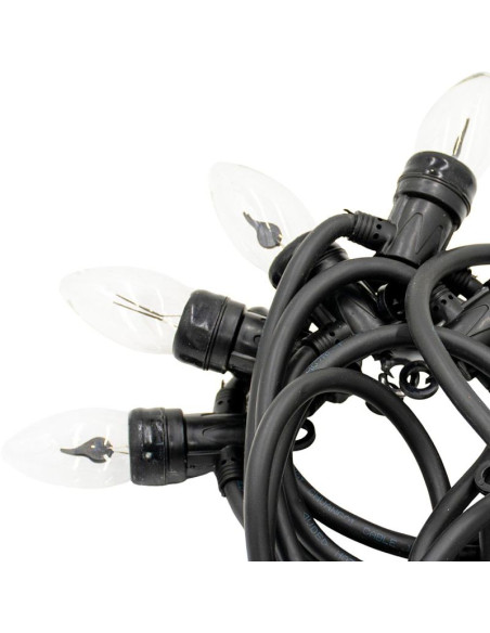 Oświetlenie łańcuch świetlny imitujący płomień 10led