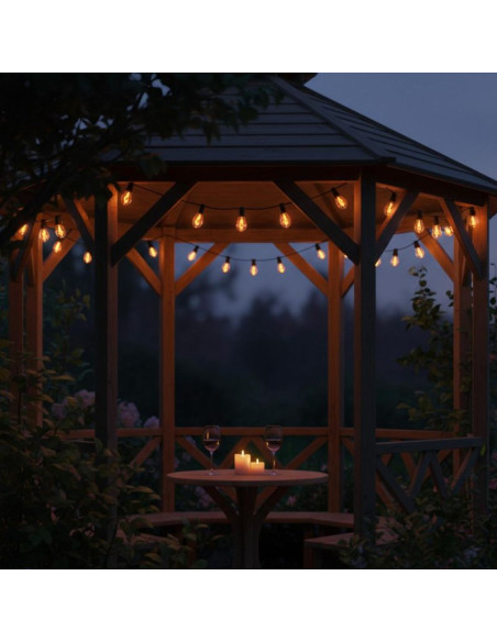 Oświetlenie łańcuch świetlny imitujący płomień 10led