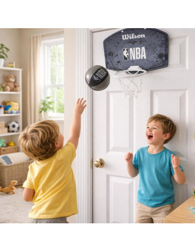 Tablica do koszykówki 29x24cm nba wilson + piłeczka wtb1302nbabl