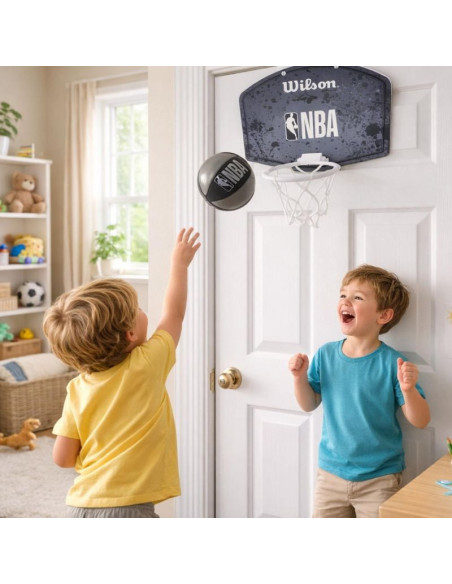 Tablica do koszykówki 29x24cm nba wilson + piłeczka wtb1302nbabl