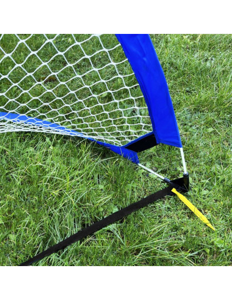 Bramka piłkarska treningowa pop-up - niebieska (l) 183x104x104 cm