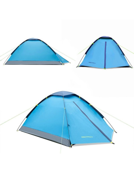 Namiot kempingowy nils camp nightfall nc6033 2 osobowy niebieski