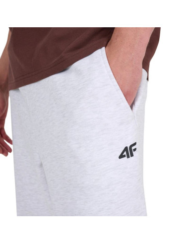 Spodnie męskie 4f cas m1140 chłodny jasny szary melanż 4fwmm00ttrom1140 27m