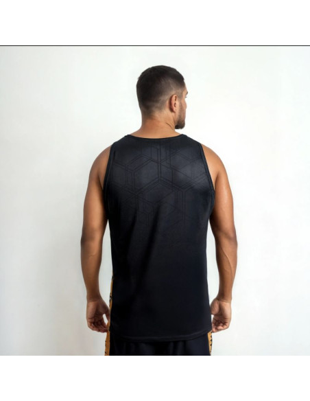 Koszulka bokserska tanktop gold