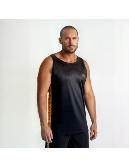 Koszulka bokserska tanktop gold