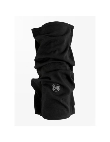 Bandana buff merino midweight solid black