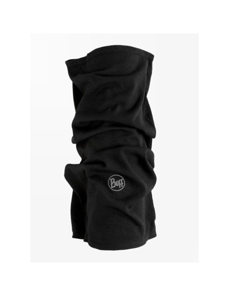Bandana buff merino midweight solid black