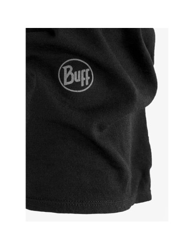 Bandana buff merino midweight solid black