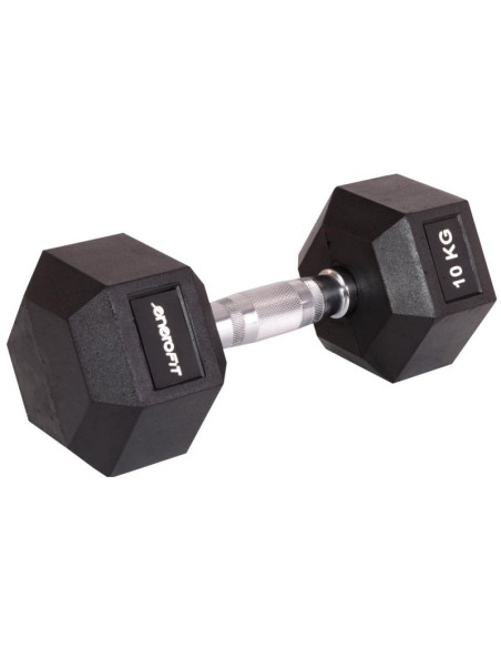 Hantla gumowa hex 10 kg enero fit