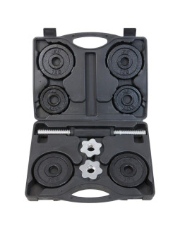 Hantla żeliwna 7 kg walizka eb fit 2