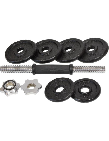 Hantla żeliwna 7 kg walizka eb fit