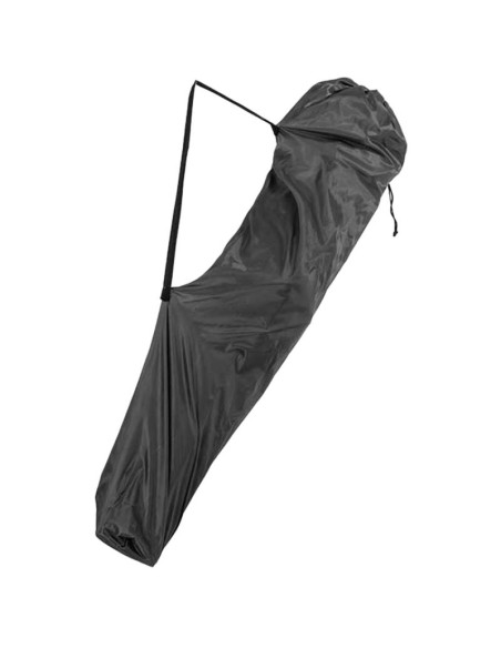 Krzesło turystyczne składane lux 60x60x105cm szaro-czarne