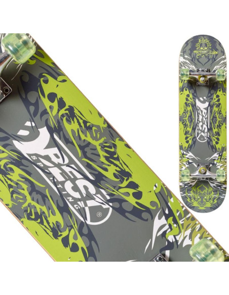 Deskorolka drewniana green ghost best sporting