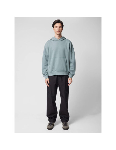 Spodnie tkaninowe cargo męskie outhorn othwss24ttrom637-20s