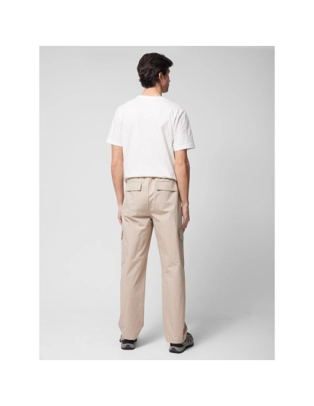 Spodnie tkaninowe cargo męskie outhorn othwss24ttrom637-83s