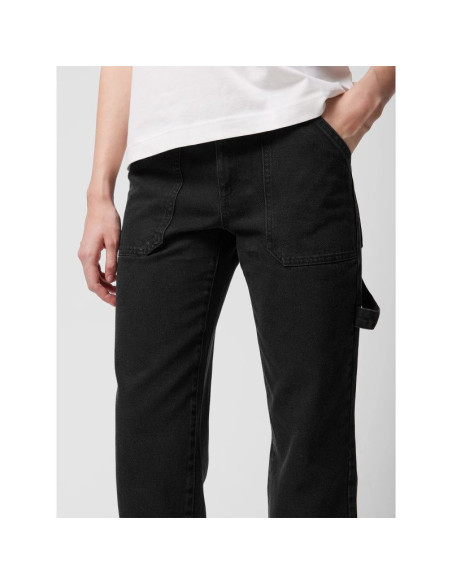 Jeansy straight z prostymi nogawkami damskie outhorn othwss24ttrof721-20s