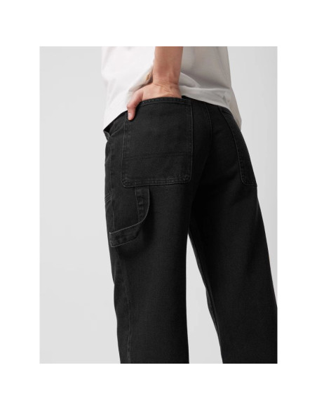 Jeansy straight z prostymi nogawkami damskie outhorn othwss24ttrof721-20s