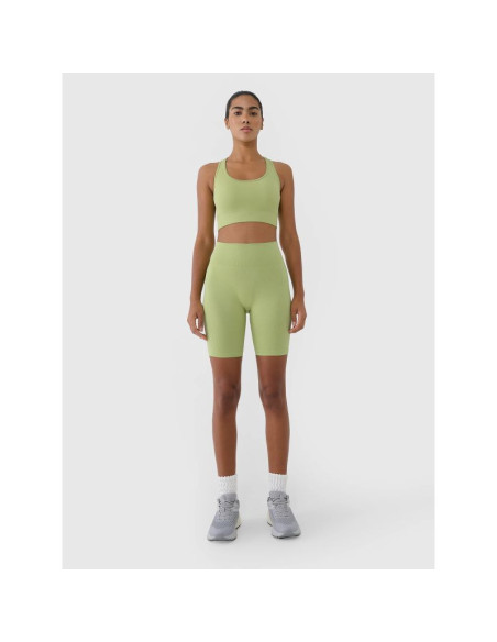 Biustonosz treningowy bezszwowy z niskim wsparciem damski 4f 4frss25usbaf154-42s