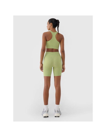 Biustonosz treningowy bezszwowy z niskim wsparciem damski 4f 4frss25usbaf154-42s