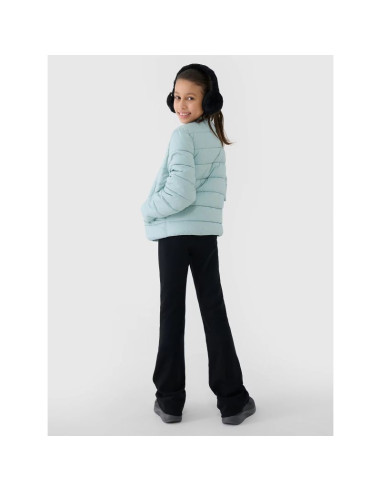 Kurtka dziewczęca puchowa z wypełnieniem syntetycznym 4f 4fjwss25tdjaf515-47s