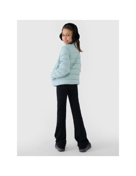 Kurtka dziewczęca puchowa z wypełnieniem syntetycznym 4f 4fjwss25tdjaf515-47s