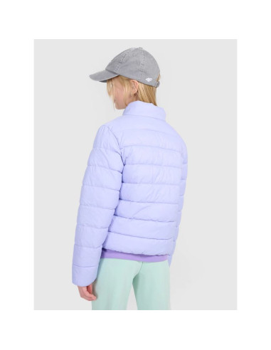 Kurtka dziewczęca puchowa z wypełnieniem syntetycznym 4f 4fjwss25tdjaf515-52s