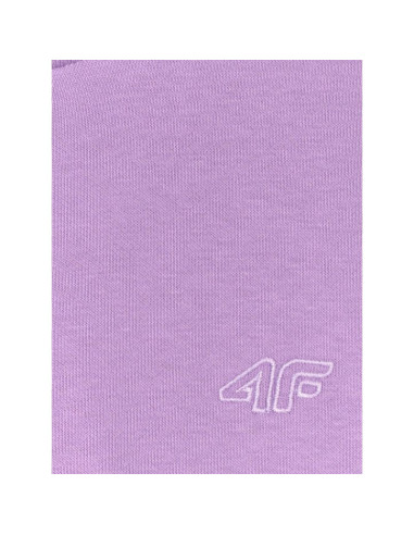 Bluza dresowa rozpinana z kapturem dziewczęca 4f 4fjraw25tswsf2466-51s