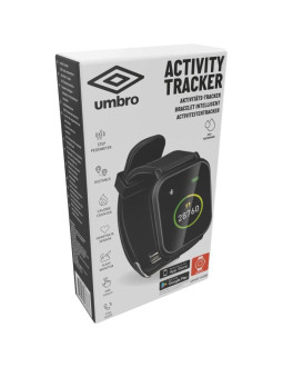 Opaska zegarek monitorujący czarny kwadratowy umbro 2